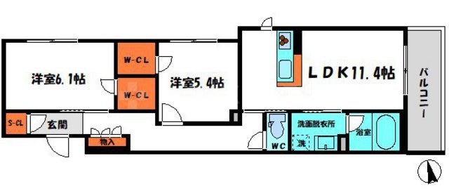 CASA KITANO の間取り