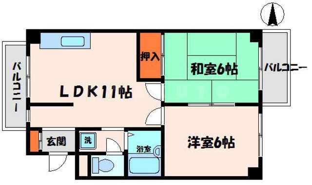 守口ASK八島マンションの間取り