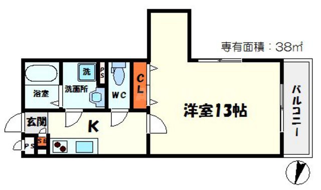 クリエオーレ八雲西町の間取り