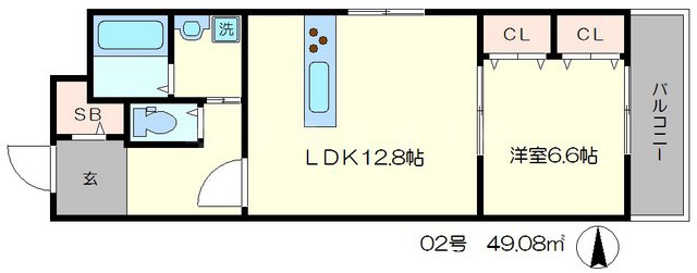プリュムレーヴの間取り