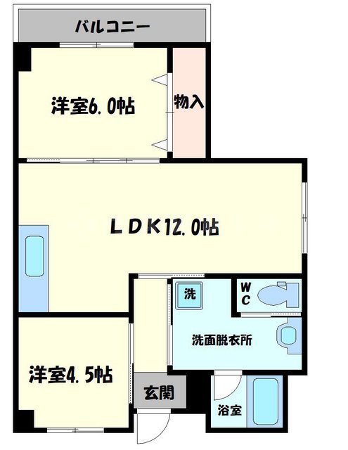 サバービア581の間取り