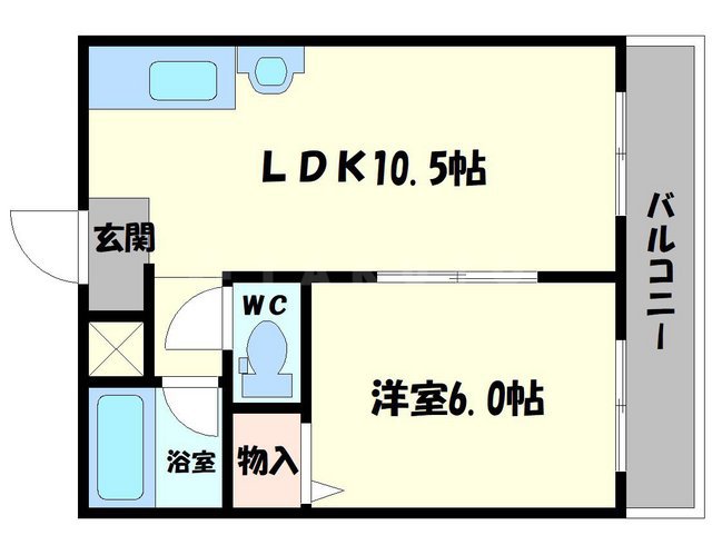 ベル平代の間取り