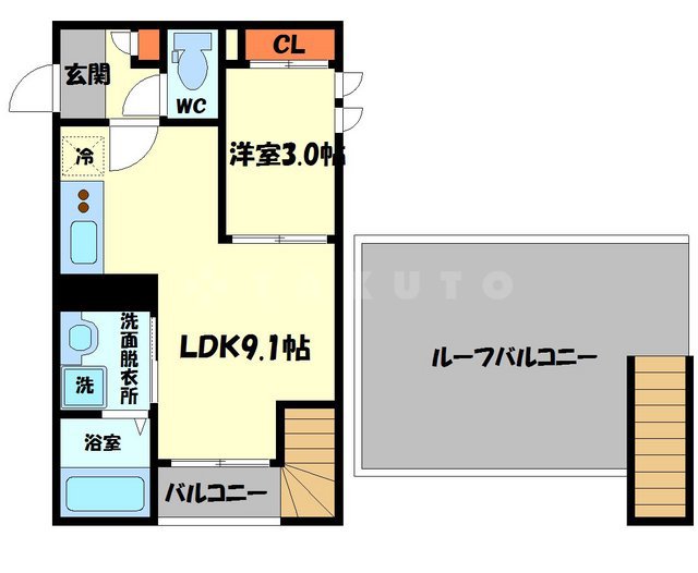 GRANDTIC門真の間取り