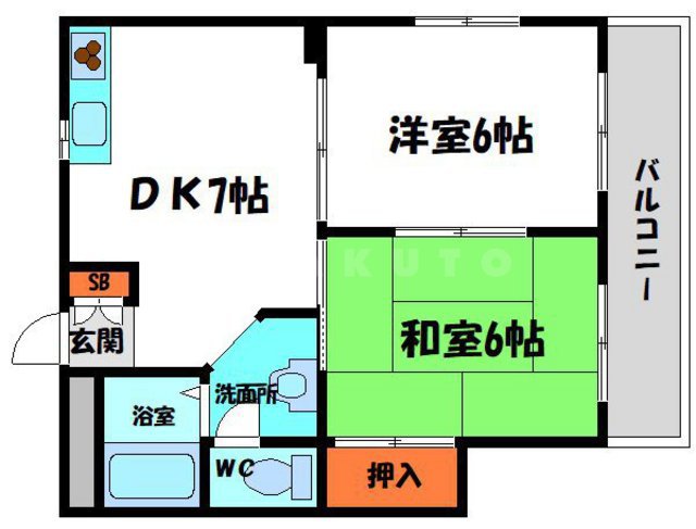 ヴィオス9の間取り