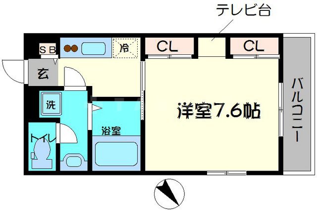 リブリ・マノアフォールズの間取り