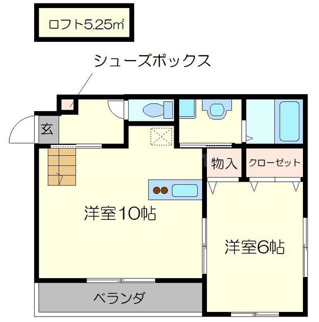 ルィエ花屋町の間取り