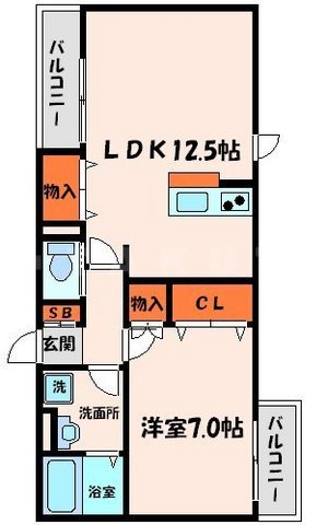 メゾンセレーノの間取り
