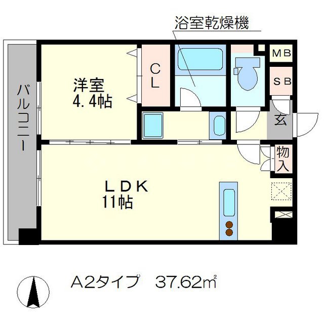 京まちなか湖月の間取り