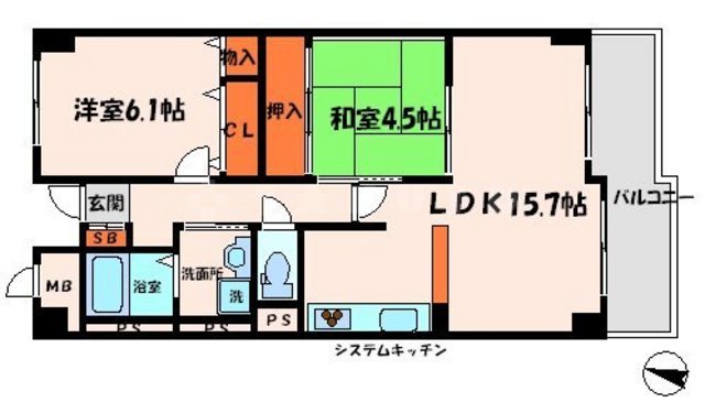 さくら館の間取り