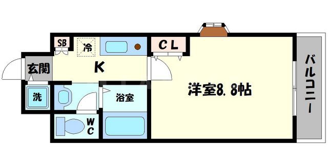 ラカーサフェリーチェの間取り