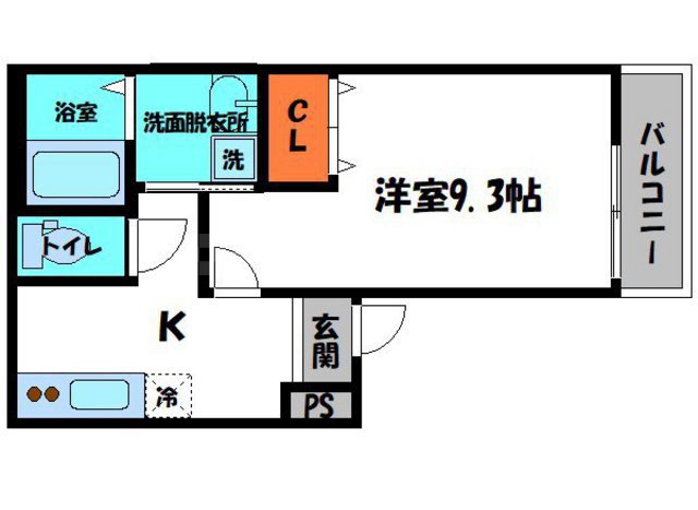 フジパレス西三荘Ⅲ番館の間取り