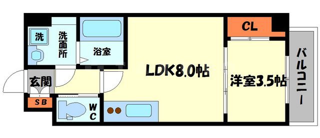 センターアヴェニュー守口の間取り