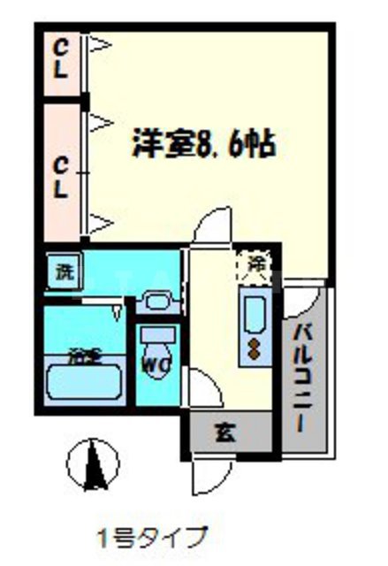 フジパレス千林大宮の間取り