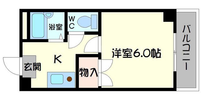 M'プラザ西三荘駅前の間取り