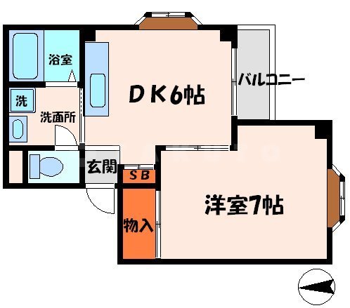 メゾンバニNO1の間取り
