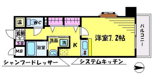 オマージュAの間取り