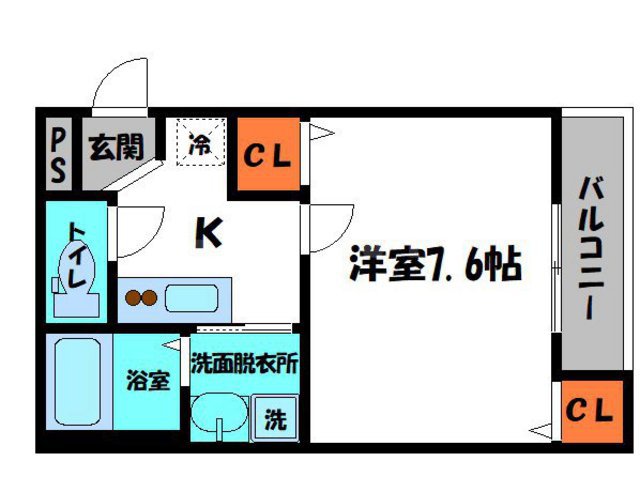 フジパレス西三荘Ⅲ番館の間取り