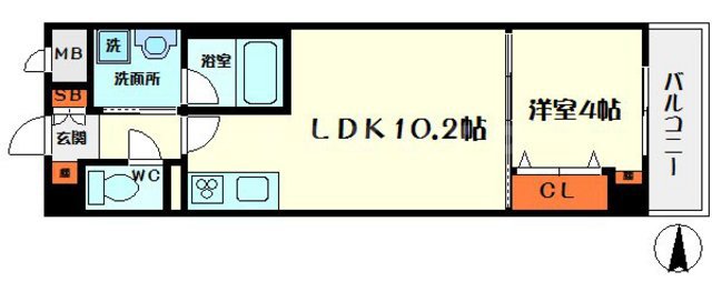 ラ フォート城北公園の間取り