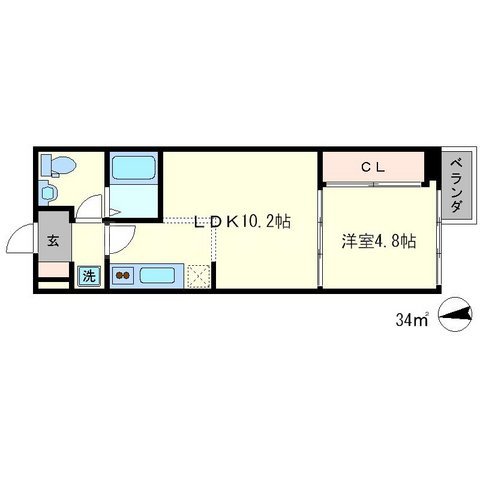 プラネシア烏丸御池の間取り