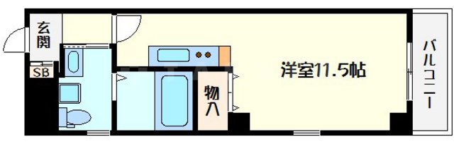 ザブラックフォートの間取り