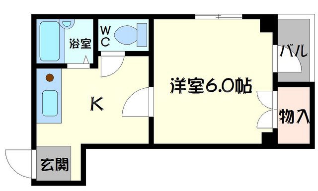 M'プラザ西三荘駅前の間取り