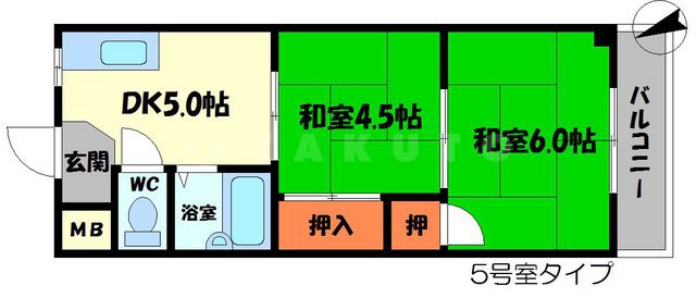M'プラザ竜田通の間取り