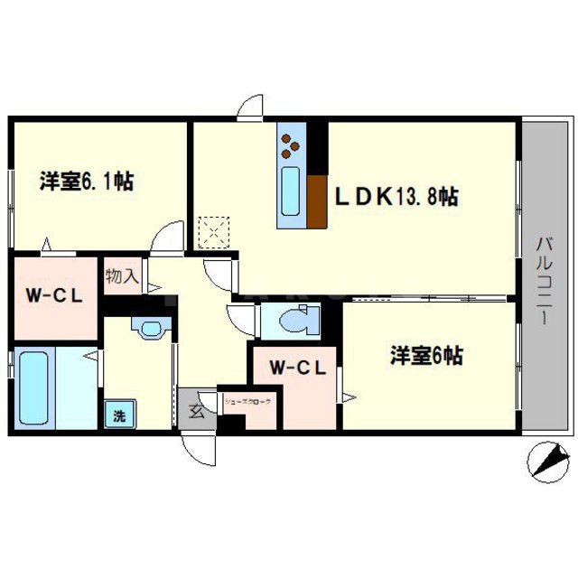 ラ カーザ セレーナの間取り