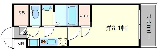 エスリード京都梅小路の間取り