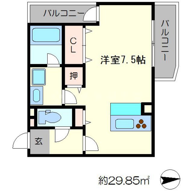 ブルーグラスの間取り