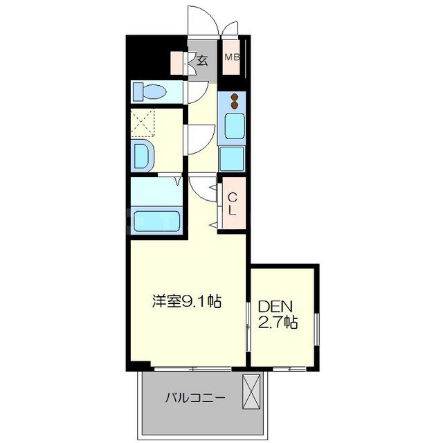 プレサンス京都洛南の間取り