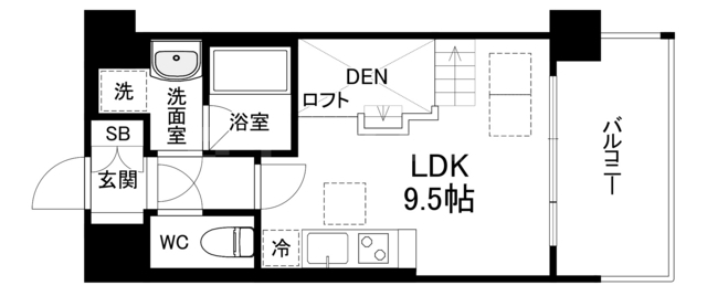 クレアドーレ京都二条の間取り