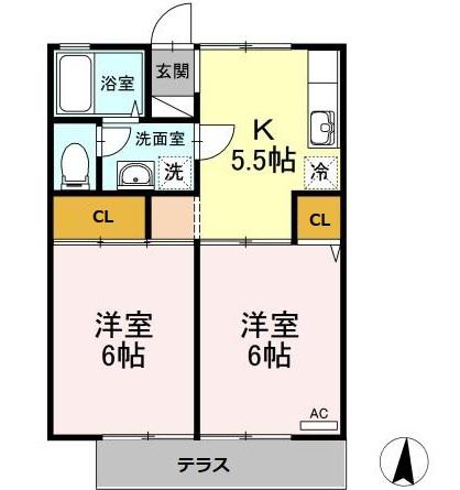 ザ・ドゥシェルの間取り