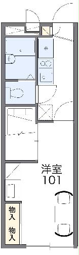 レオパレスアルテミスの間取り