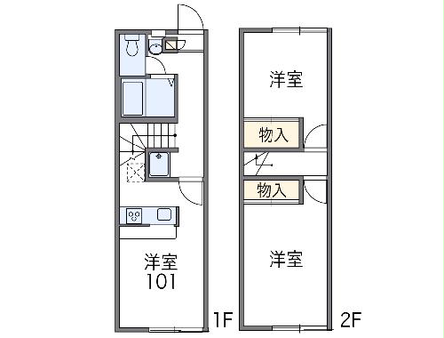 レオパレスリー&ミーの間取り
