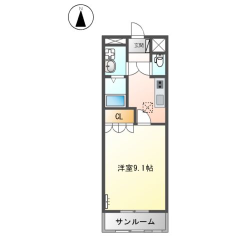 エンプレス ガーデンの間取り