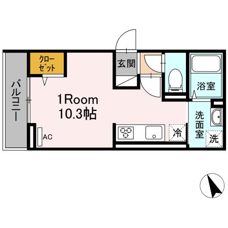 アンジュール北町の間取り