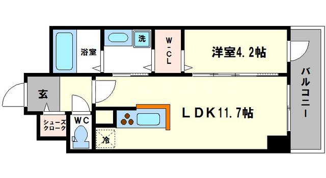 La Luce 長堀通の間取り