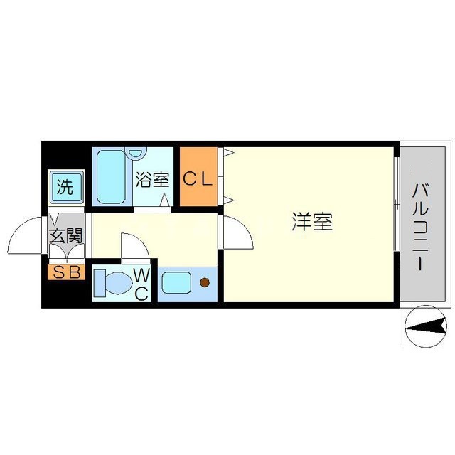 パラシオ塚本Ⅲの間取り