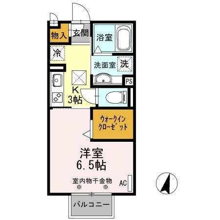 よろづや5 Cの間取り