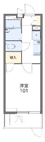 レオパレスノンノ ミーオの間取り