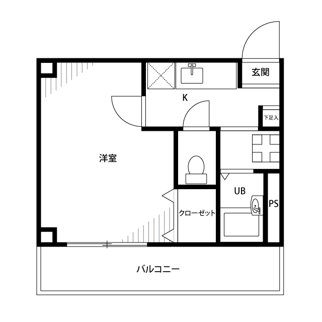 アンプルール フェール 川口Ⅱの間取り