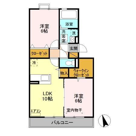 メゾンドシャルマンの間取り