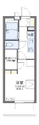 レオパレスMILFORDの間取り