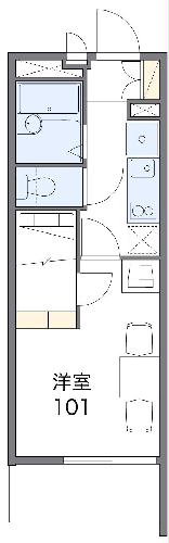 レオパレスmahaloの間取り