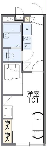 レオパレスカメリアの間取り