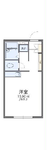 レオパレス武蔵砂川Ⅰの間取り