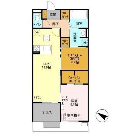 アンプルールの間取り