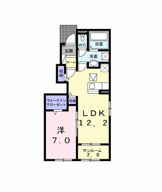 ニコ ボニータの間取り