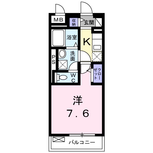 グラン　ソレーユ・02050号室の間取り