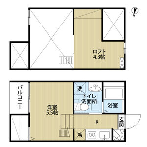 LA TACHE I(ラターシュワン)の間取り